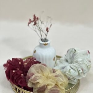 Luxury Box-2 Net + 1 Organza Scrunchies