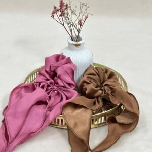 Slik Duo-2 silk scrunchies